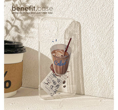 Coffee Transparent Phone Case