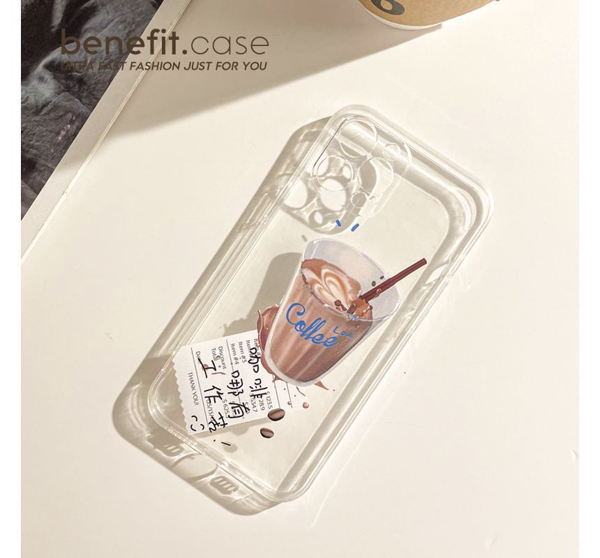 Coffee Transparent Phone Case