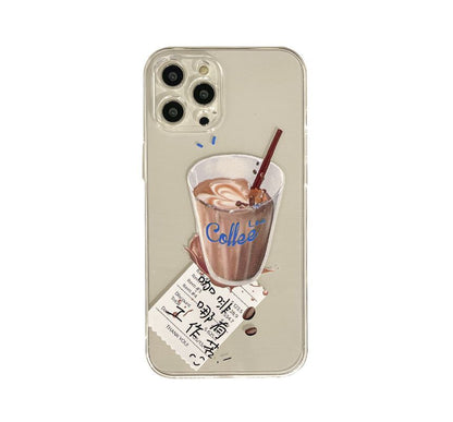 Coffee Transparent Phone Case