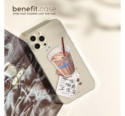 Coffee Transparent Phone Case