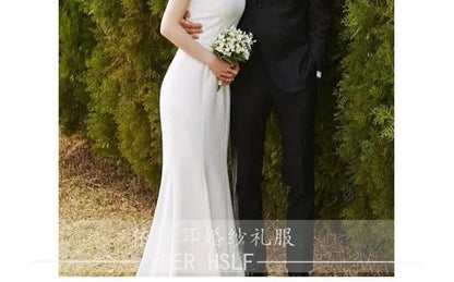 Mermaid Sleeveless Gown Wedding