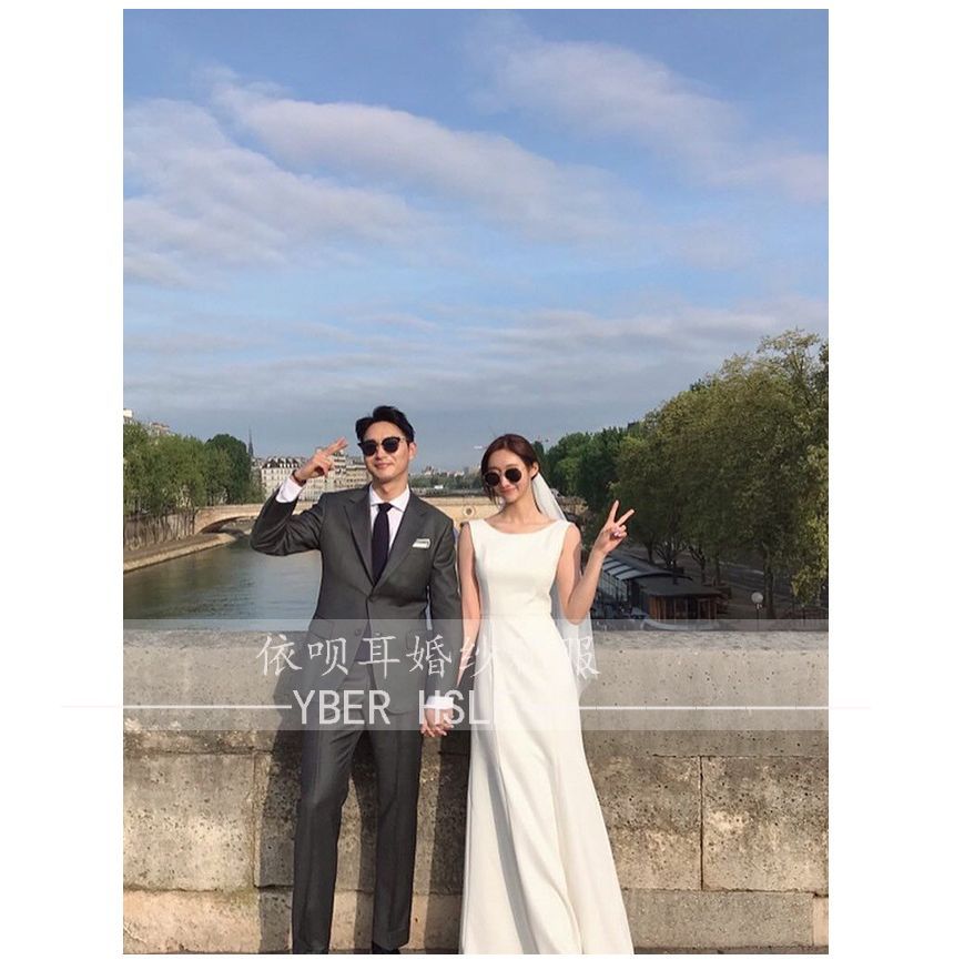 Mermaid Sleeveless Gown Wedding