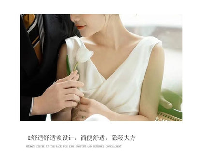 Sleeveless Mermaid Wedding Gown