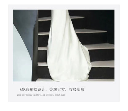 Sleeveless Mermaid Wedding Gown