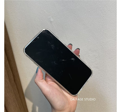 Flower Chain Transparent Phone Case