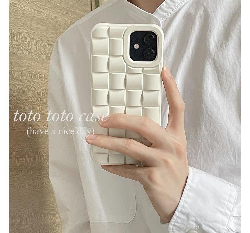 Faux Woven Phone Case