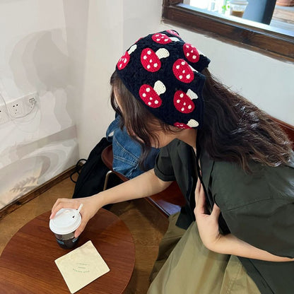 Mushroom Knit Head Bandana