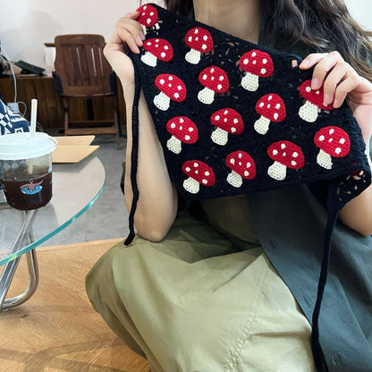 Mushroom Knit Head Bandana