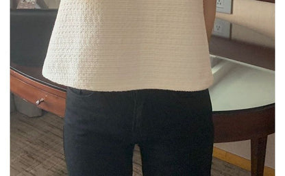 Haut uni à manches courtes