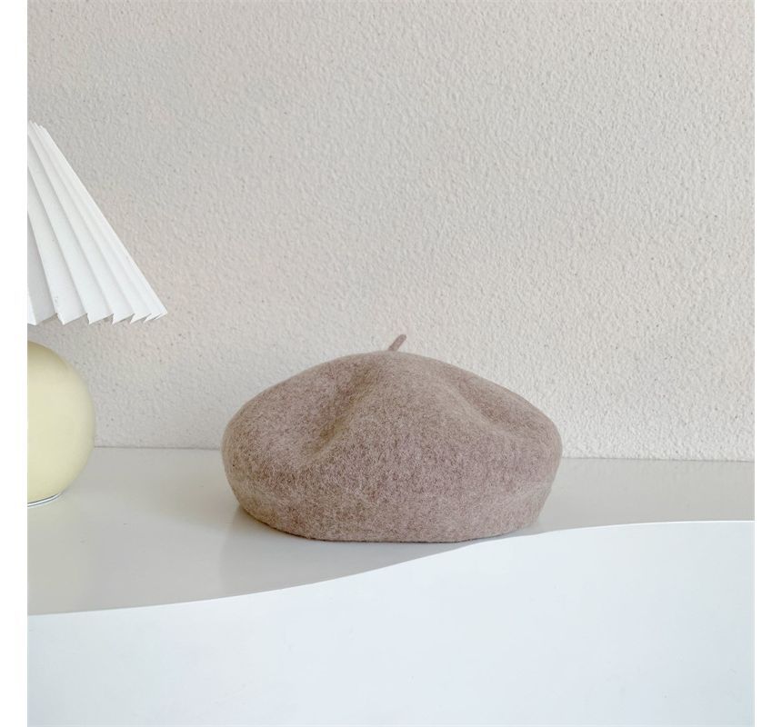 Plain Wool Beret