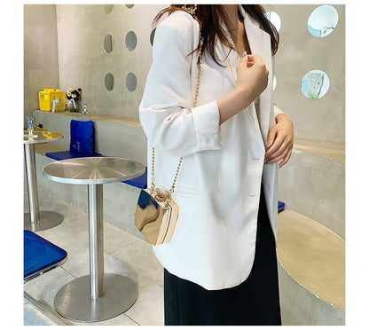 Chain Strap Box Crossbody Bag