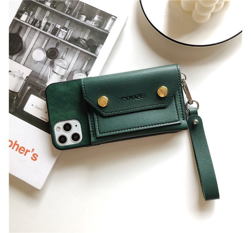 Faux Leather Coin Purse Phone Case