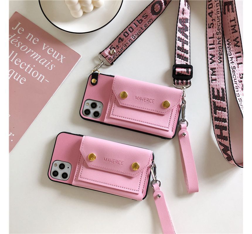 Faux Leather Coin Purse Phone Case