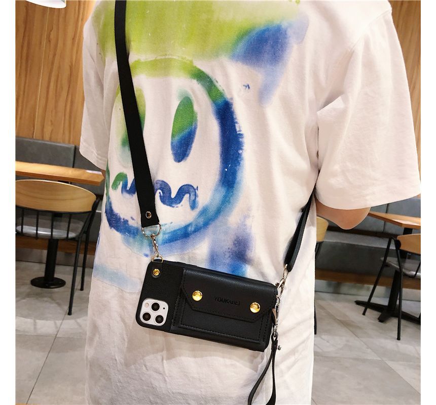 Faux Leather Coin Purse Phone Case