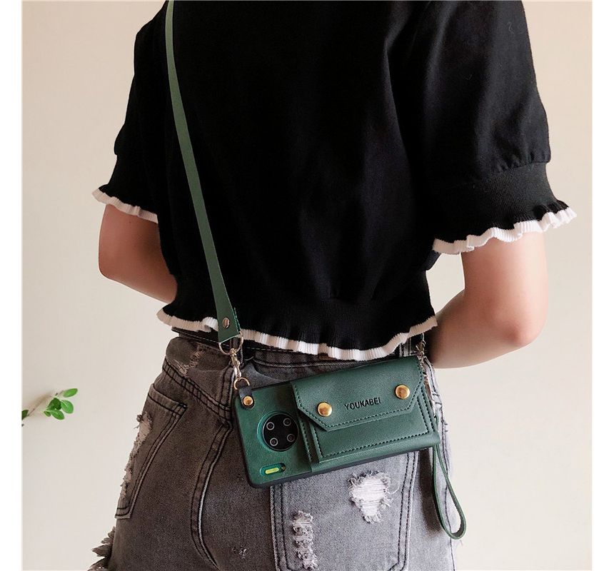 Faux Leather Coin Purse Phone Case