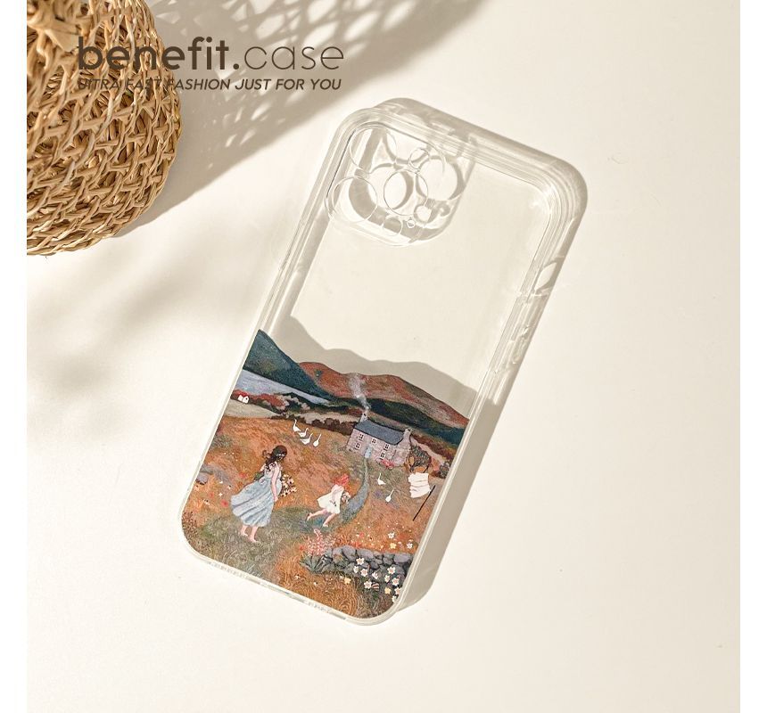 Scenery Transparent Phone Case