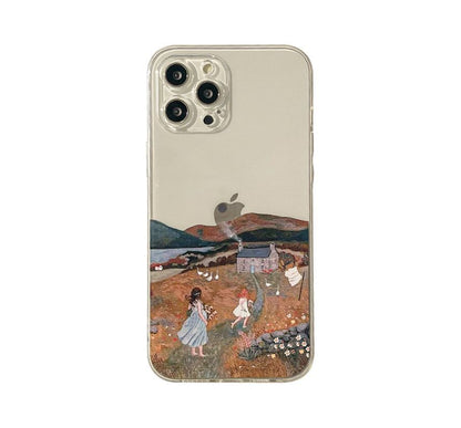 Scenery Transparent Phone Case