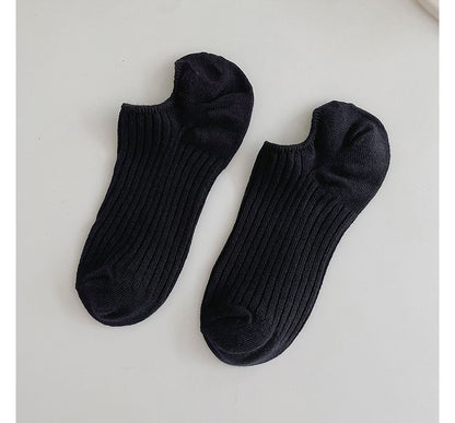 Plain Crew Socks / Set