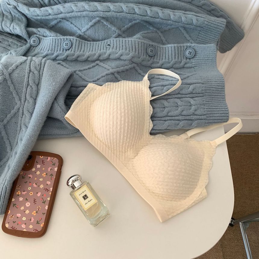 Plain Wireless Bra