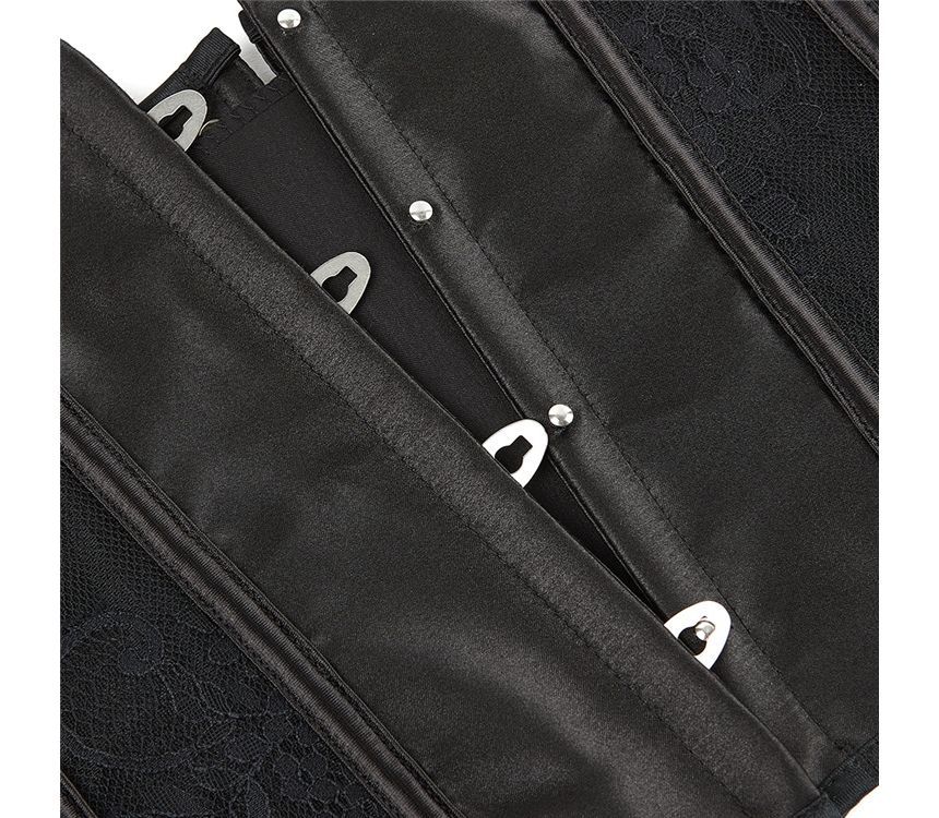 Lace Hook-and-Eye Corset Belt