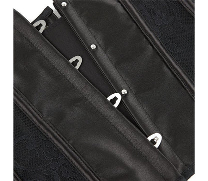 Lace Hook-and-Eye Corset Belt
