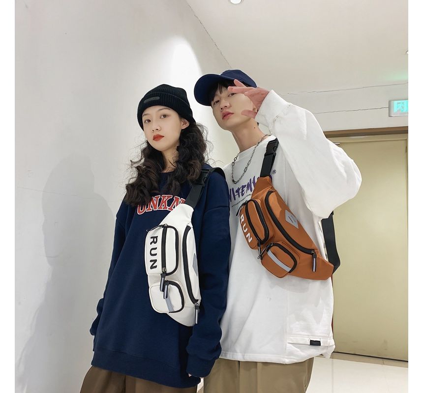 Lettering Lightweight Sling Bag