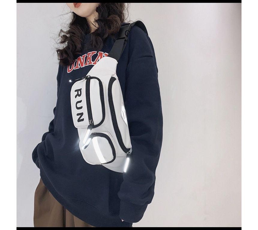 Lettering Lightweight Sling Bag