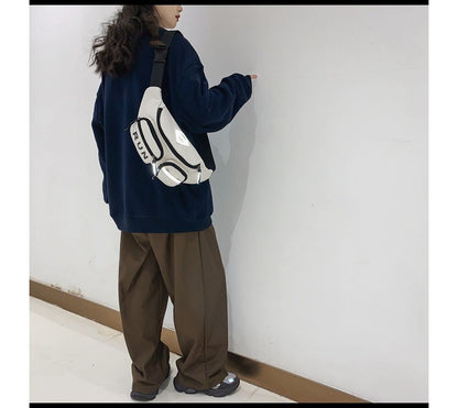 Lettering Lightweight Sling Bag