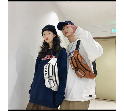 Lettering Lightweight Sling Bag