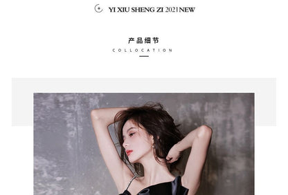 Spaghetti Strap Bow Mermaid Evening Dress