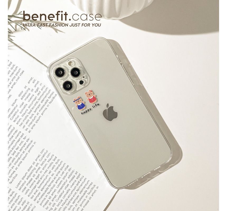 Bear Transparent Phone Case