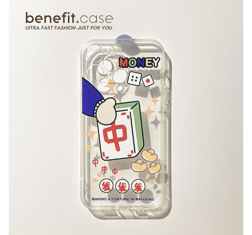 Mahjong Transparent Phone Case
