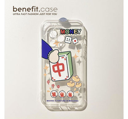 Mahjong Transparent Phone Case