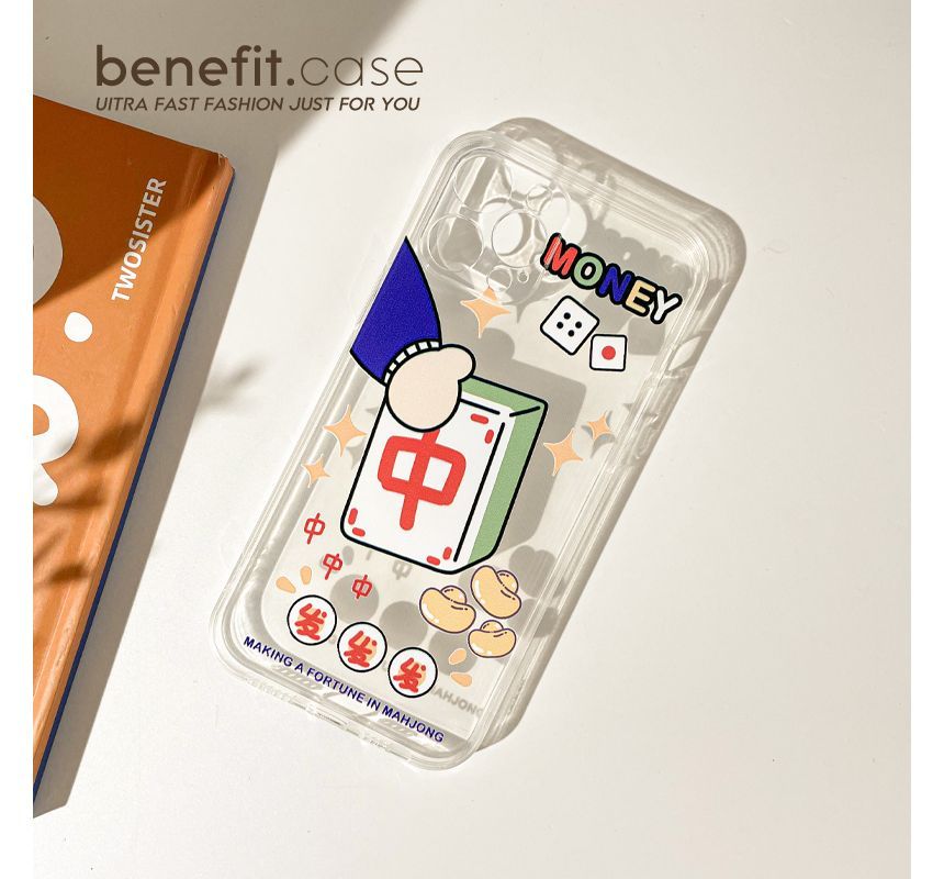 Mahjong Transparent Phone Case