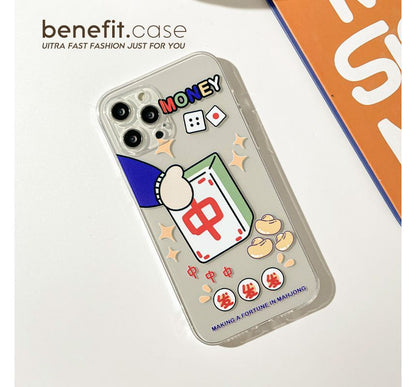Mahjong Transparent Phone Case