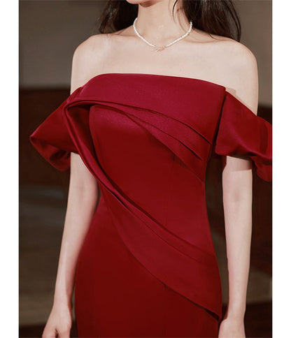 Mermaid Evening Off-Shoulder Gown