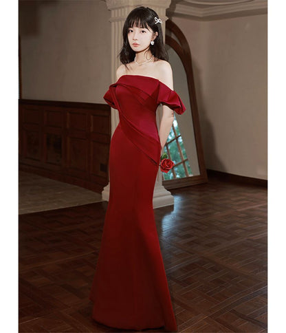 Mermaid Evening Off-Shoulder Gown