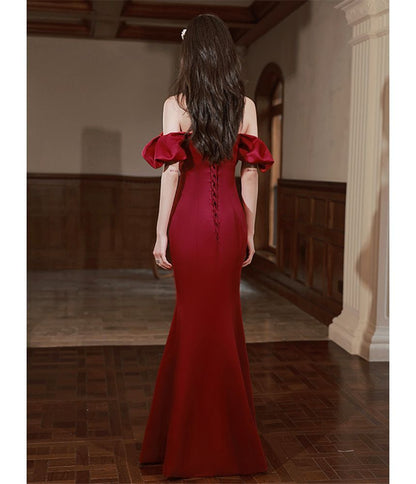 Mermaid Evening Off-Shoulder Gown