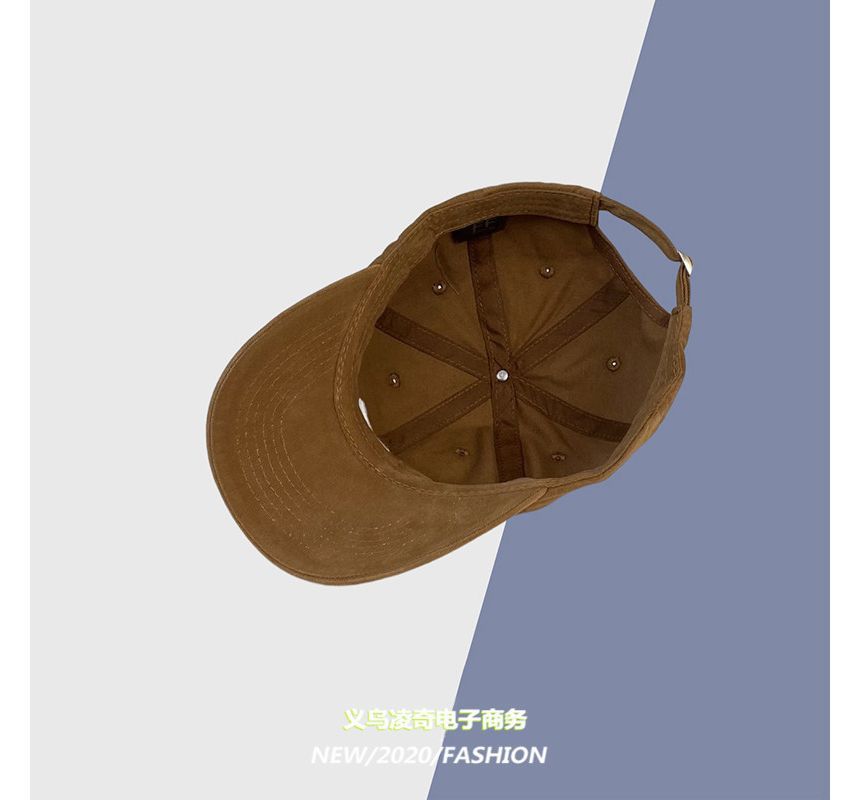 Baseball Cap Embroidered Lettering