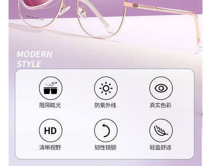 Round Glasses with Magnetic Snap On Sunglasses