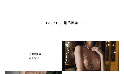 Spaghetti Evening Sequined Gown A-Line Strap Floral