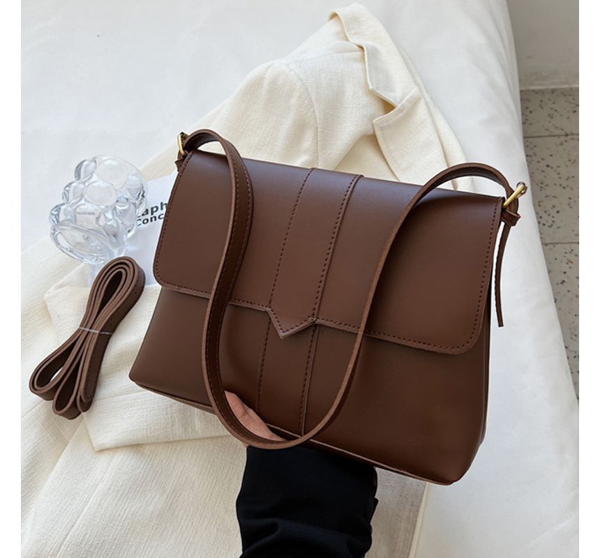 Shoulder Leather Faux Bag