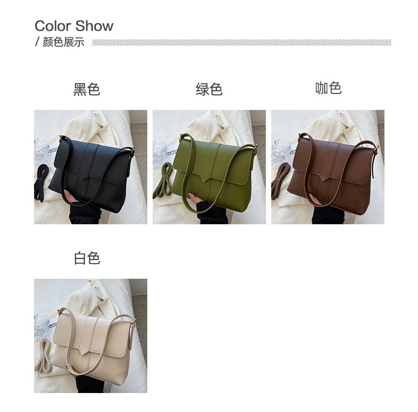 Shoulder Leather Faux Bag