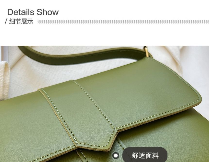 Shoulder Leather Faux Bag