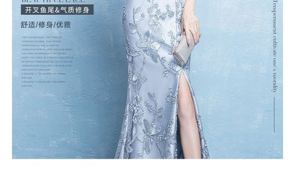 Evening Floral Bodycon Off-Shoulder Gown Print