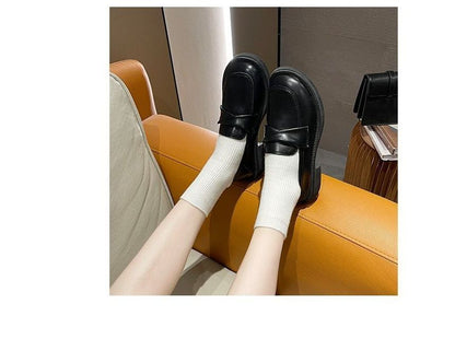 Faux Leather Loafers