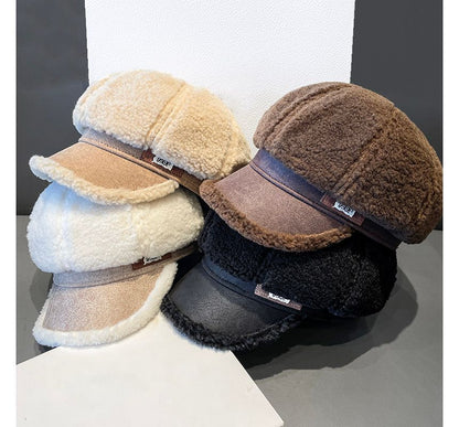 Fleece Newsboy Cap