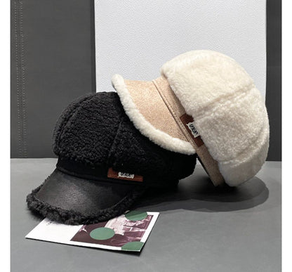 Fleece Newsboy Cap