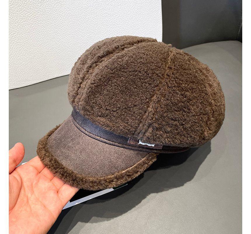 Fleece Newsboy Cap