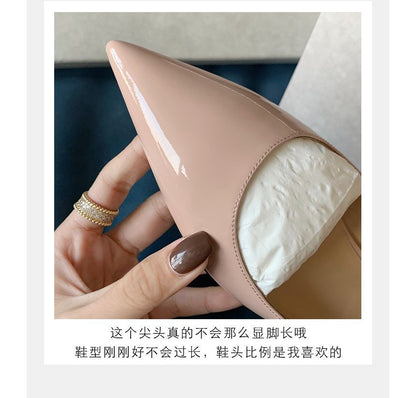 Pointed-Toe Rhinestone Flats